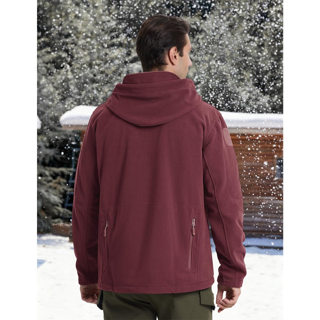 TACVASEN Army Green Men's Tactical Thermal Bomber Coats