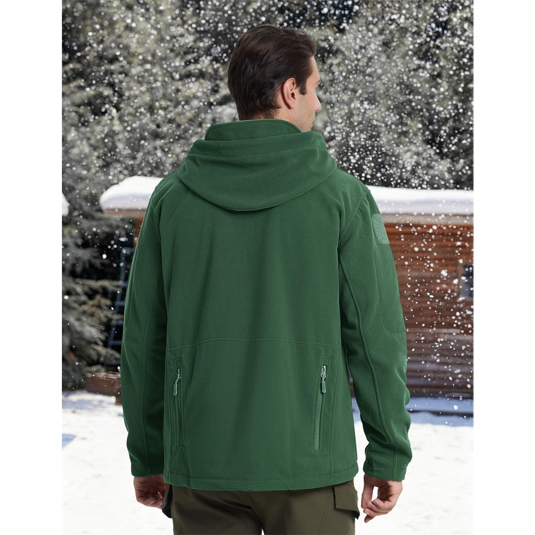 TACVASEN Army Green Men's Tactical Thermal Bomber Coats