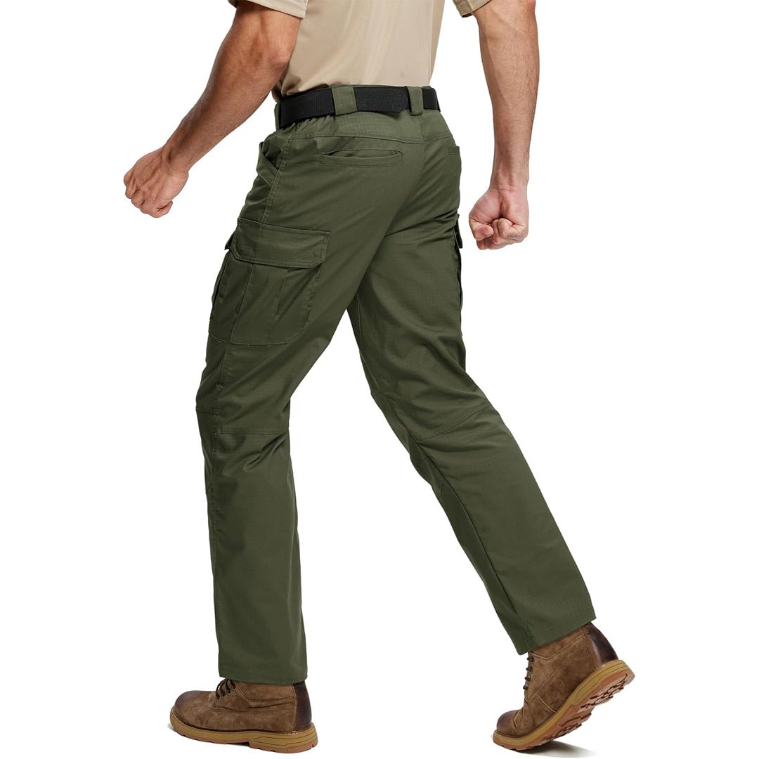 TACVASEN Army Green Tactical Ripstop Hiking Outdoor Pants