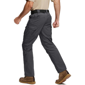TACVASEN Dark Grey Tactical Ripstop Hiking Outdoor Pants