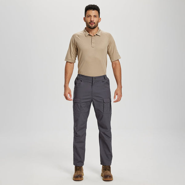 TACVASEN Dark Grey Tactical Ripstop Hiking Outdoor Pants