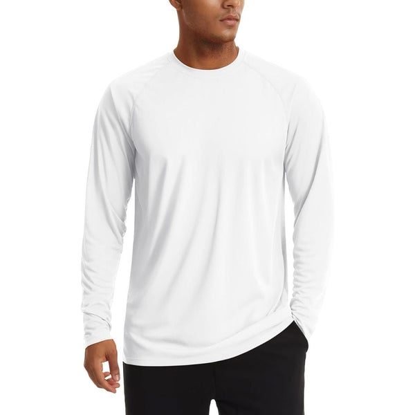Men's UPF 50+ Long Sleeve Quick Dry Sun Protection Shirt - Men's Sun Protective Shirts