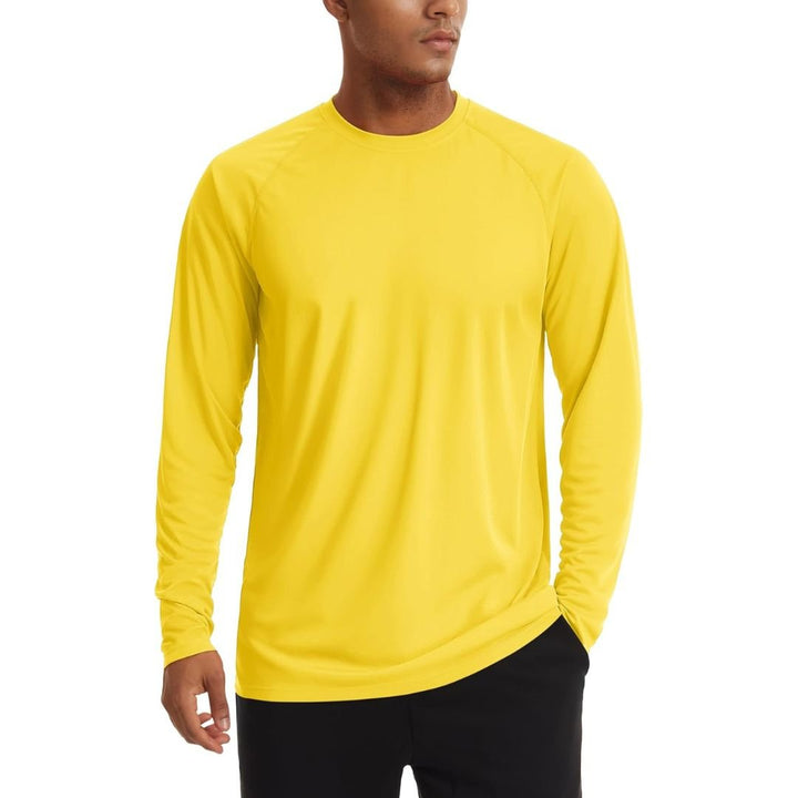 Men's UPF 50+ Long Sleeve Quick Dry Sun Protection Shirt - Men's Sun Protective Shirts