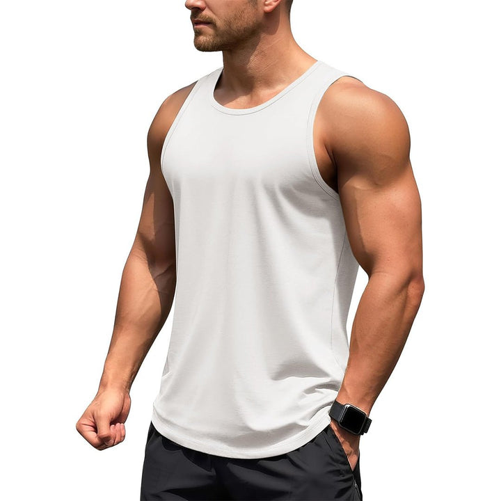 Men's UPF 50+ Quick Dry Workout & Gym Tank Top - LT25M1417