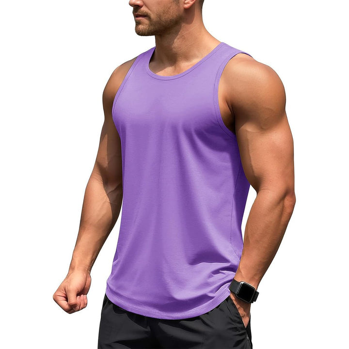 Men's UPF 50+ Quick Dry Workout & Gym Tank Top - LT25M1417
