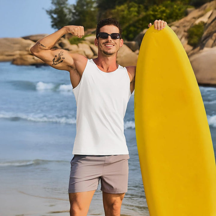 Men's UPF 50+ Quick Dry Workout & Gym Tank Top - LT25M1417