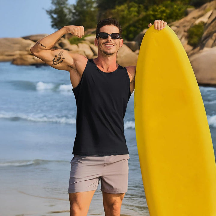 Men's UPF 50+ Quick Dry Workout & Gym Tank Top - LT25M1417