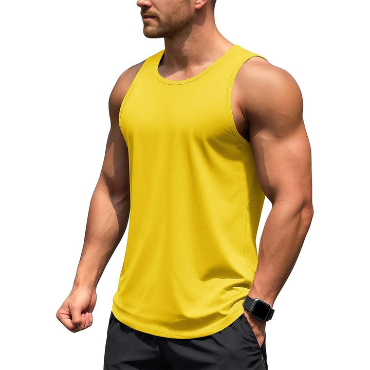 Men's UPF 50+ Quick Dry Workout & Gym Tank Top - LT25M1417