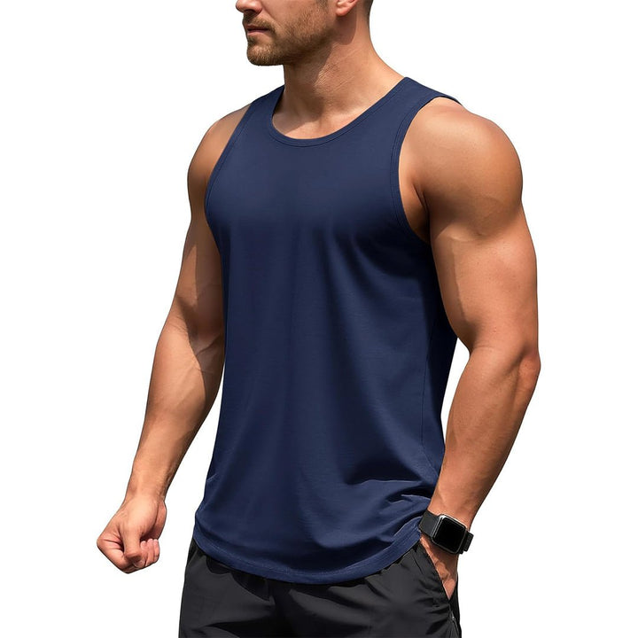 Men's UPF 50+ Quick Dry Workout & Gym Tank Top - LT25M1417