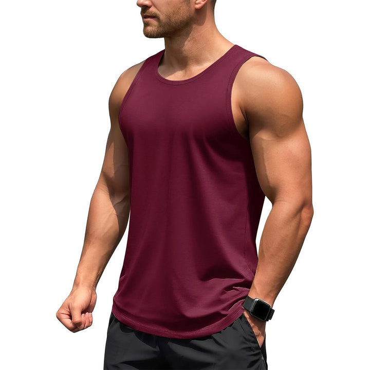 Men's UPF 50+ Quick Dry Workout & Gym Tank Top - LT25M1417