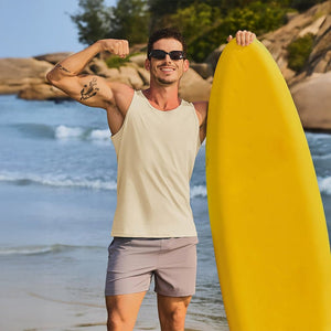 Men's UPF 50+ Quick Dry Workout & Gym Tank Top - google_men_sun_protection