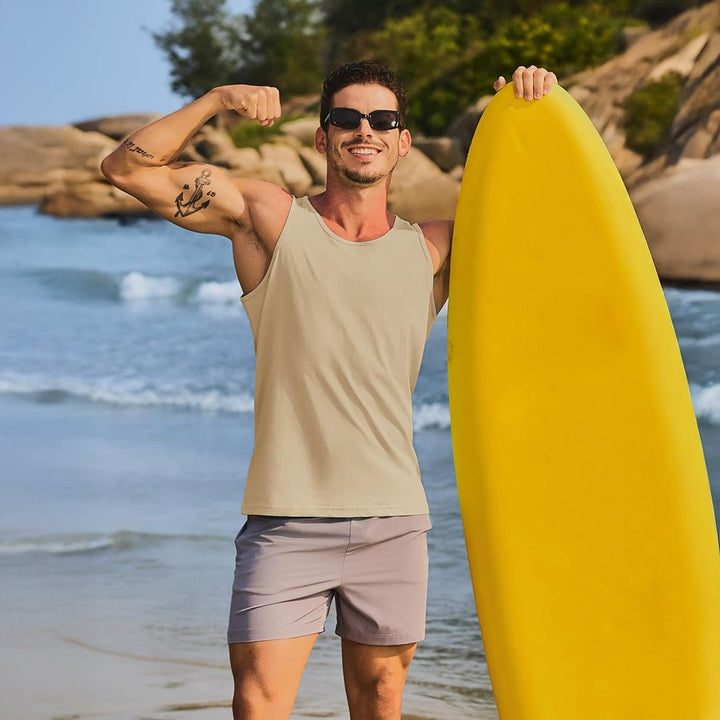 Men's UPF 50+ Quick Dry Workout & Gym Tank Top - LT25M1417