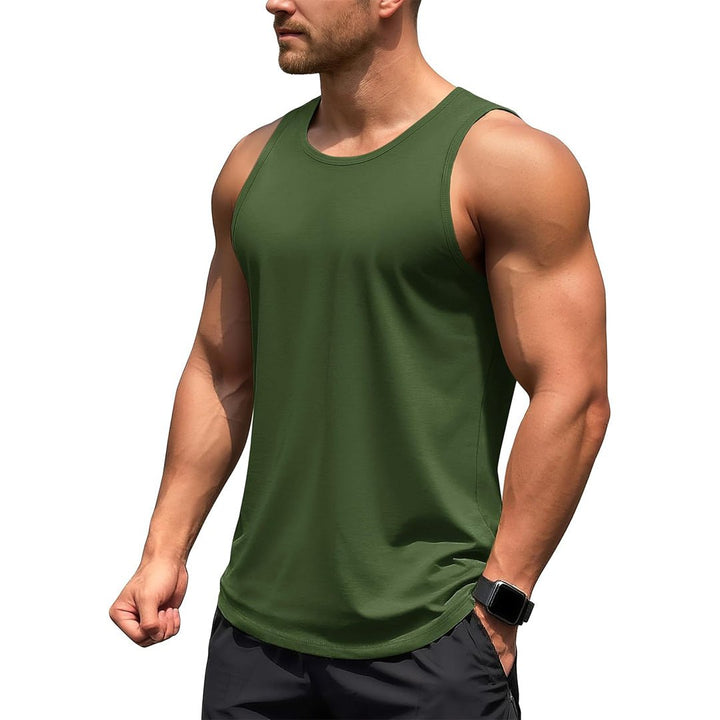 Men's UPF 50+ Quick Dry Workout & Gym Tank Top - LT25M1417