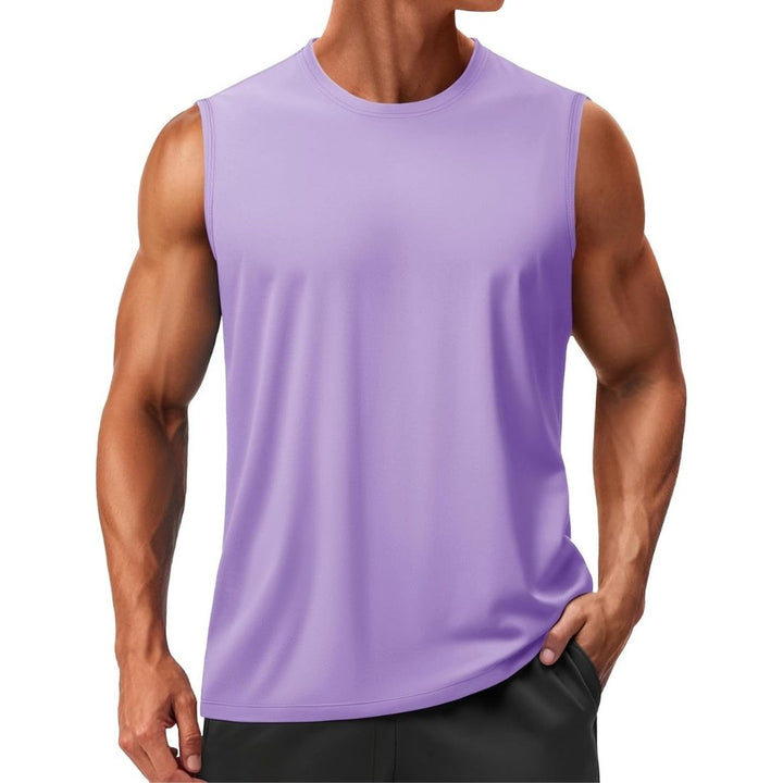 Men's UPF 50+ Sleeveless Quick Dry Gym Tank Tops - Men's T-shirts