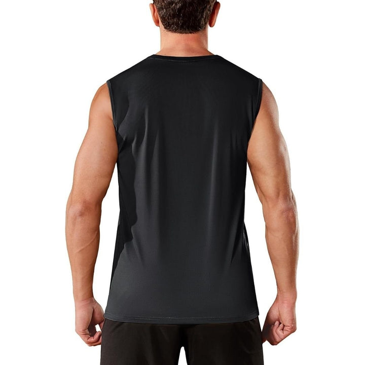 Men's UPF 50+ Sleeveless Quick Dry Gym Tank Tops - Men's T-shirts