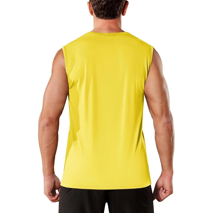 Men's UPF 50+ Sleeveless Quick Dry Gym Tank Tops - Men's T-shirts