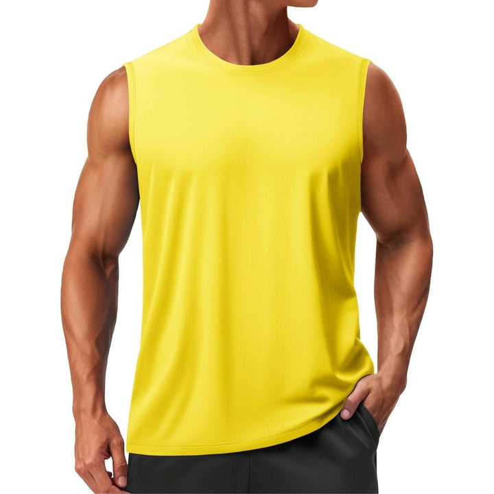 Men's UPF 50+ Sleeveless Quick Dry Gym Tank Tops - Men's T-shirts