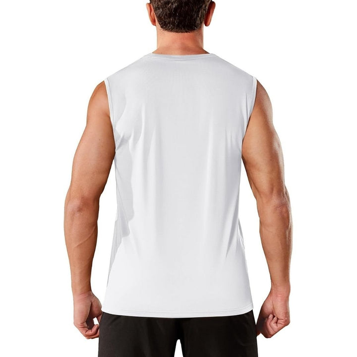 Men's UPF 50+ Sleeveless Quick Dry Gym Tank Tops - Men's T-shirts