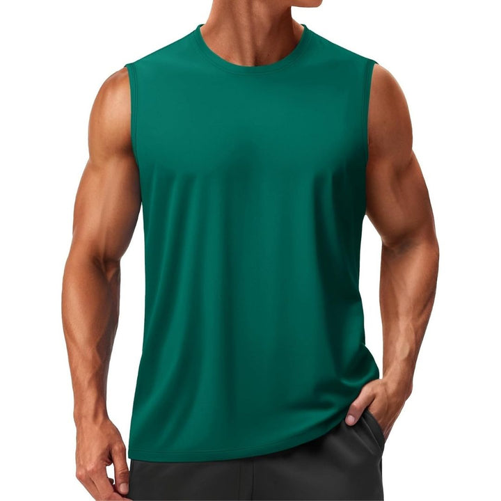 Men's UPF 50+ Sleeveless Quick Dry Gym Tank Tops - Men's T-shirts