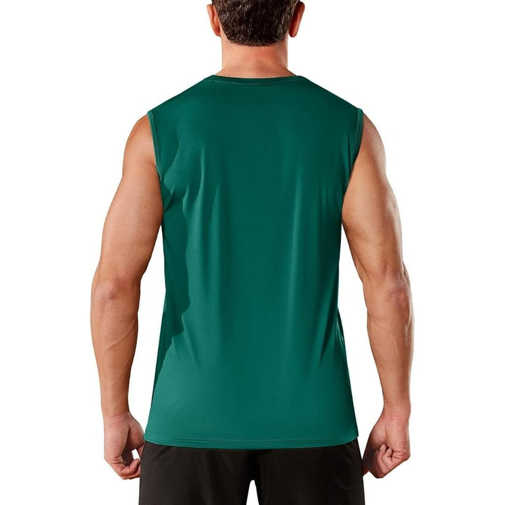 Men's UPF 50+ Sleeveless Quick Dry Gym Tank Tops - Men's T-shirts