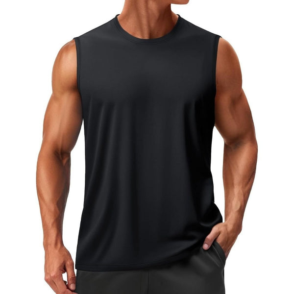 Men's UPF 50+ Sleeveless Quick Dry Gym Tank Tops - Men's T-shirts