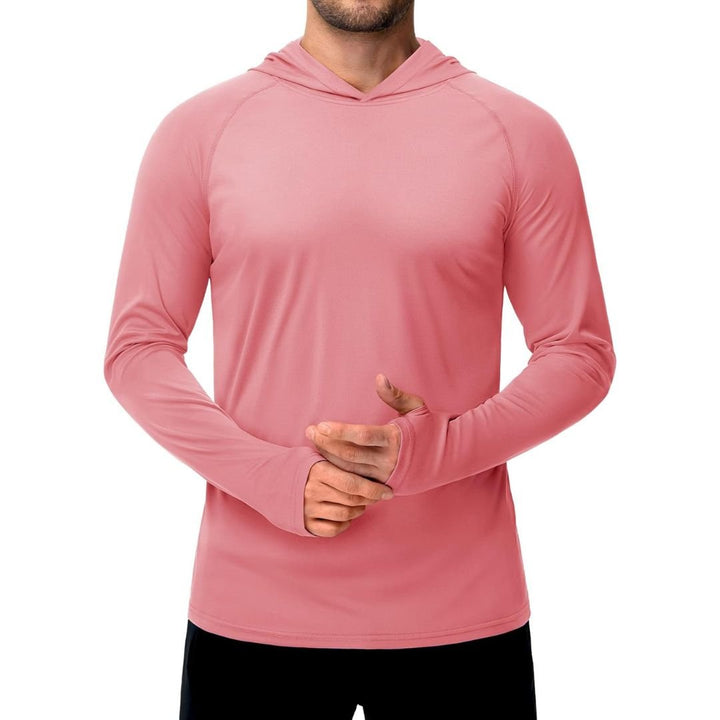 Men's UPF 50+ Sun Protective Athletic Rash Guard Shirts - Men's Running Shirts