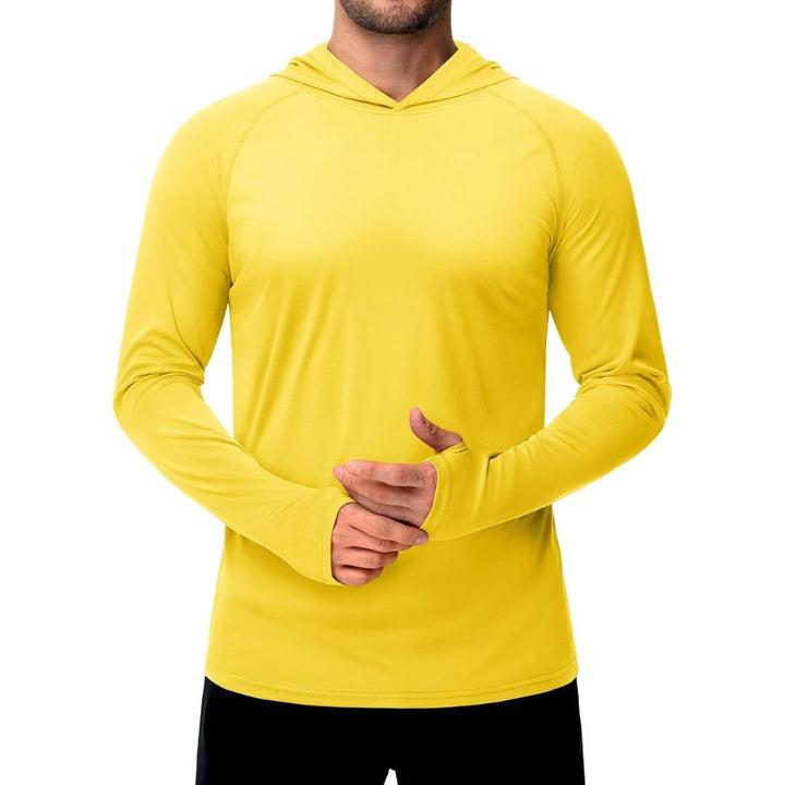 Men's UPF 50+ Sun Protective Athletic Rash Guard Shirts - Men's Running Shirts