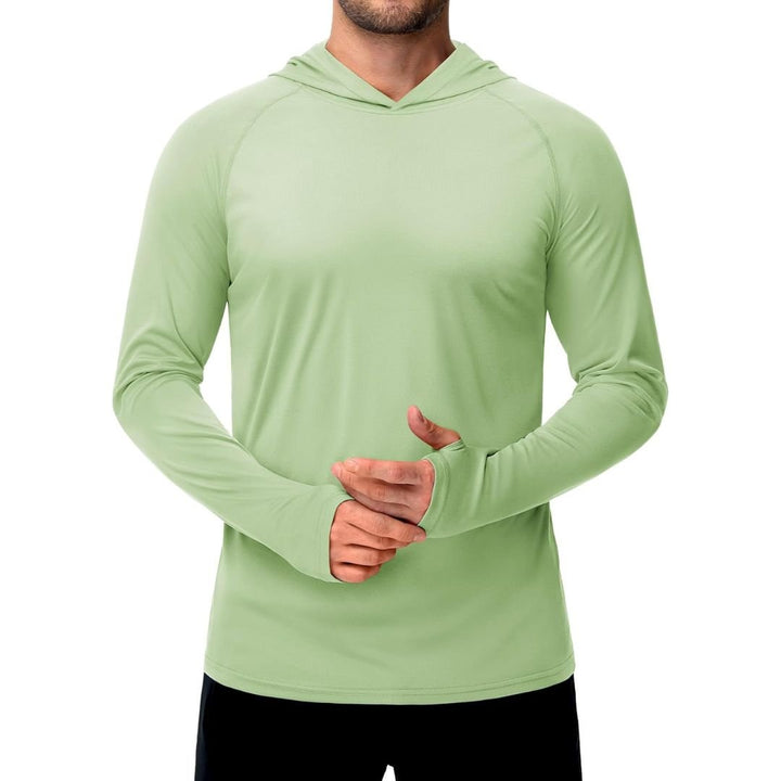 Men's UPF 50+ Sun Protective Athletic Rash Guard Shirts - Men's Running Shirts