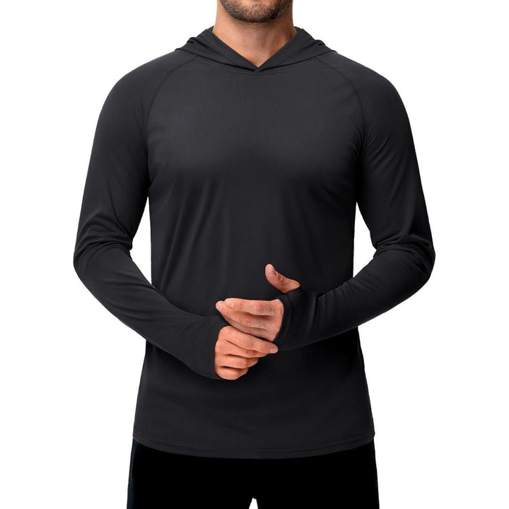 Men's UPF 50+ Sun Protective Athletic Rash Guard Shirts - Men's Running Shirts