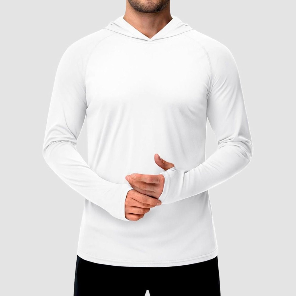 TACVASEN White Men's UPF 50+ Sun Protective Athletic Rash Guard Shirts