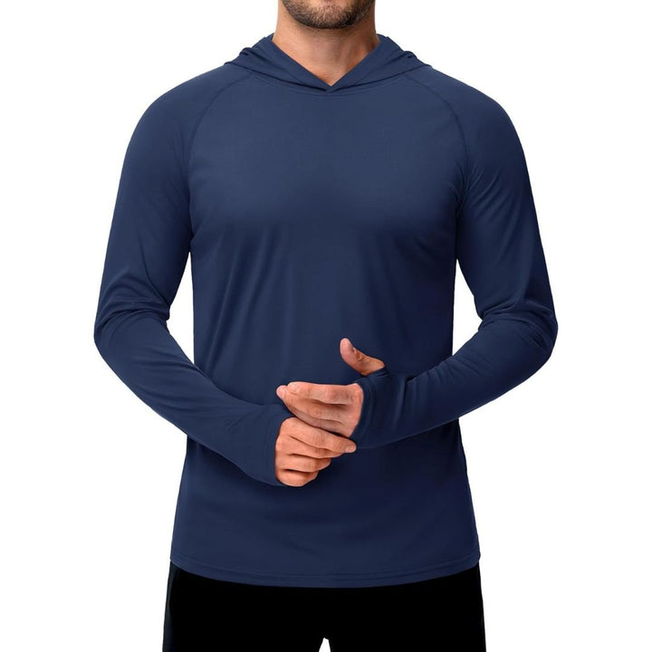 Men's UPF 50+ Sun Protective Athletic Rash Guard Shirts - Men's Running Shirts