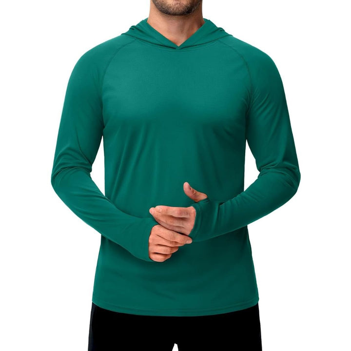 Men's UPF 50+ Sun Protective Athletic Rash Guard Shirts - Men's Running Shirts