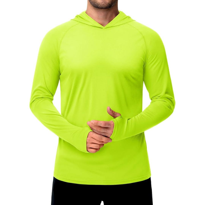 Men's UPF 50+ Sun Protective Athletic Rash Guard Shirts - Men's Running Shirts