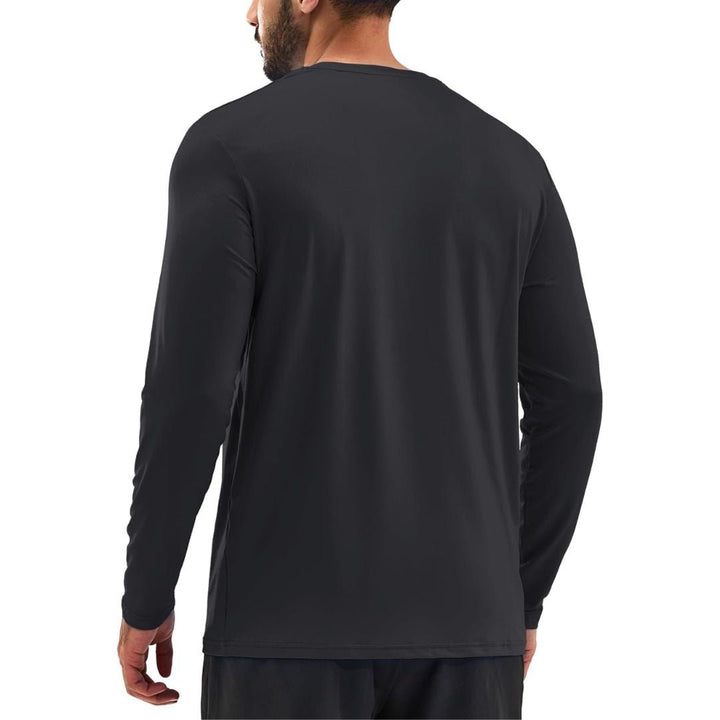 Men's UPF 80+ Sun Protection Quick Dry Outdoor Shirt - Men's Running Shirts
