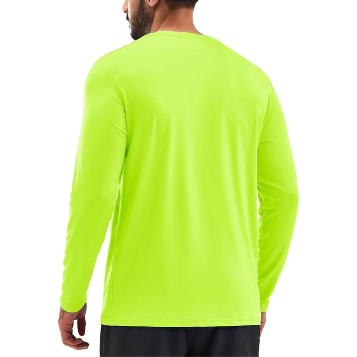 Men's UPF 80+ Sun Protection Quick Dry Outdoor Shirt - Men's Running Shirts