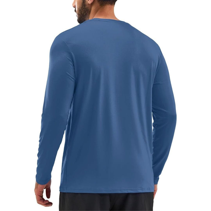 Men's UPF 80+ Sun Protection Quick Dry Outdoor Shirt - Men's Running Shirts