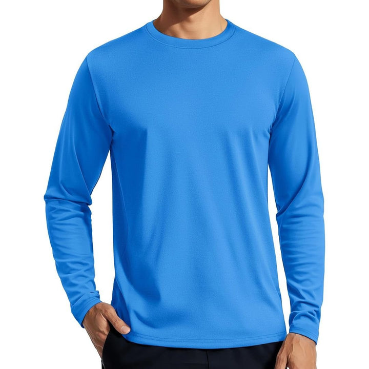 Men's UPF 80+ Sun Protection Quick Dry Outdoor Shirt - Men's Running Shirts