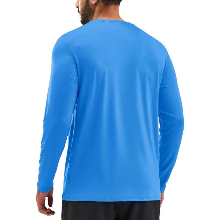 Men's UPF 80+ Sun Protection Quick Dry Outdoor Shirt - Men's Running Shirts