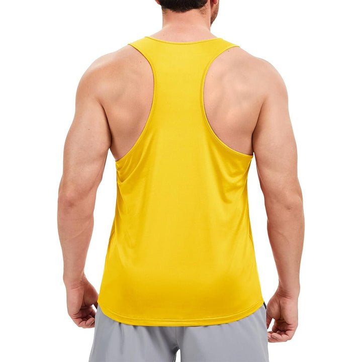 Men's UPF 80+ Y - Back Tank Top Quick Dry Muscle Shirt - AT25M3273