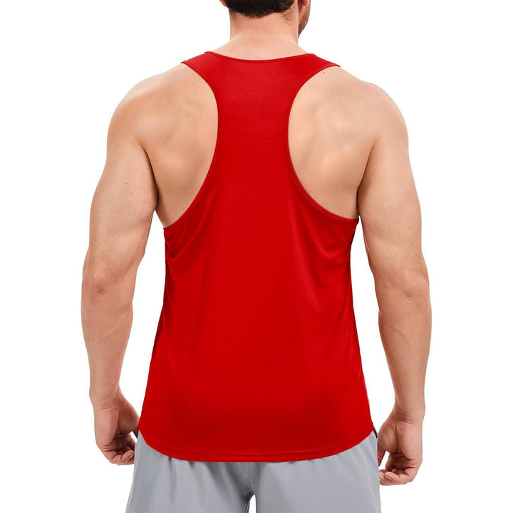 Men's UPF 80+ Y - Back Tank Top Quick Dry Muscle Shirt - AT25M3273