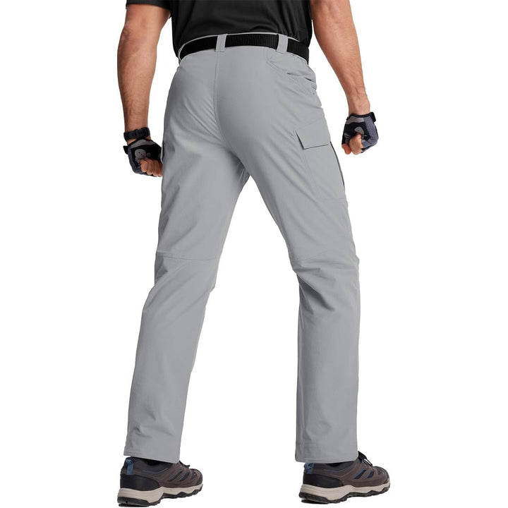 Men's Water Repellent Cargo Military Pants with 8 Pockets - IX9速干裤D