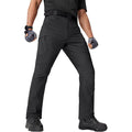 TACVASEN Black Men's Water Repellent Cargo Military Pants with 8 Pockets