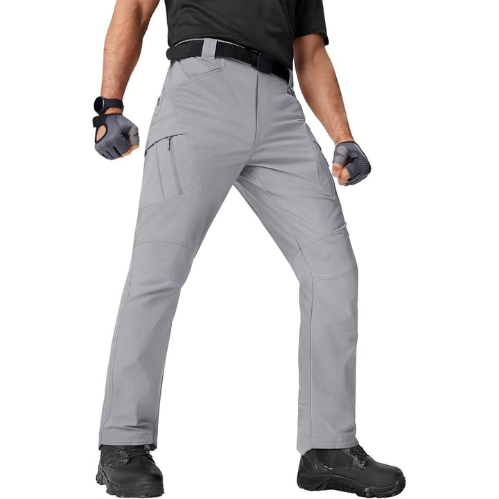 Men's Water Repellent Cargo Military Pants with 8 Pockets - IX9速干裤D