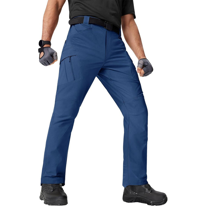 Men's Water Repellent Cargo Military Pants with 8 Pockets - IX9速干裤D