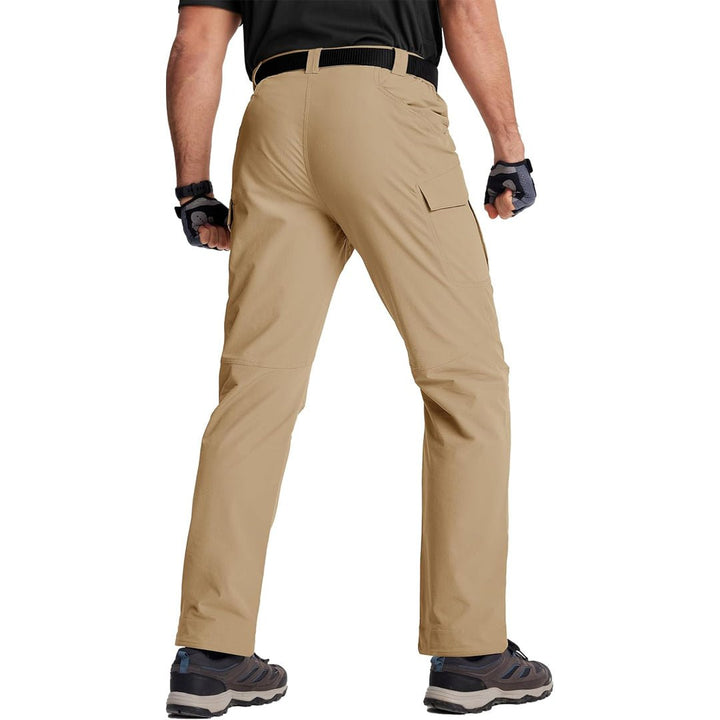 Men's Water Repellent Cargo Military Pants with 8 Pockets - IX9速干裤D