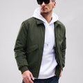 TACVASEN Army Green Men's Water Repellent Windproof Winter Warm Bomber Jacket
