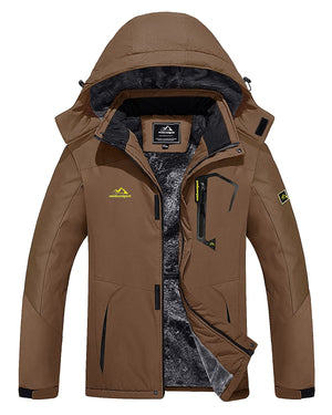 TACVASEN Royal Blue Insulated Fleece Lined Winter Snow Jacket
