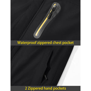 TACVASEN Sapphire Blue Insulated Fleece Lined Winter Ski Jacket