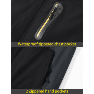 TACVASEN Sapphire Blue Insulated Fleece Lined Winter Ski Jacket