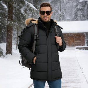 TACVASEN Army Green Windproof Water Repellent Winter Parka Jacket